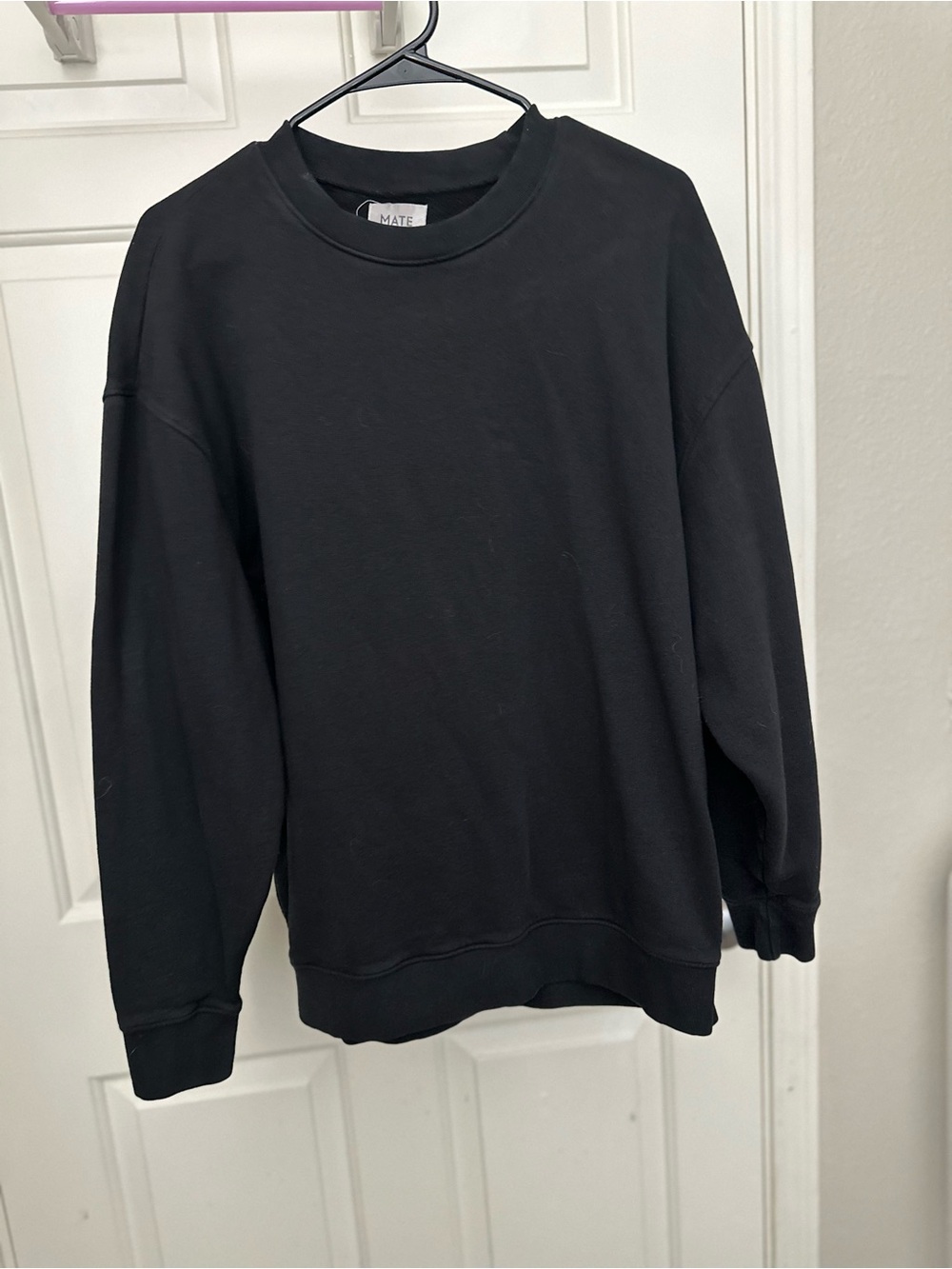 Mate The Label Organic Fleece Oversized Crewneck Sweatshirt